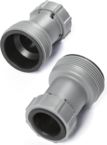 BESTWAY 58236 - Adaptadores de Manguera Diámetro 38 mm Con Válvula de 32 mm Para Bomba de Filtrado para Piscina Resistentes a la Corrosión Fácil de Instalar